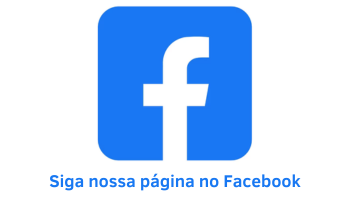 Fundo branco com o símbolo do Facebook e uma frase que traz a ideia de curtir a página de São Miguel Paulista no Facebook.